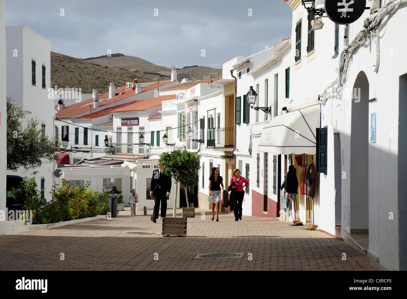 Balearic menorca fornells hi-res stock photography and images - Alamy