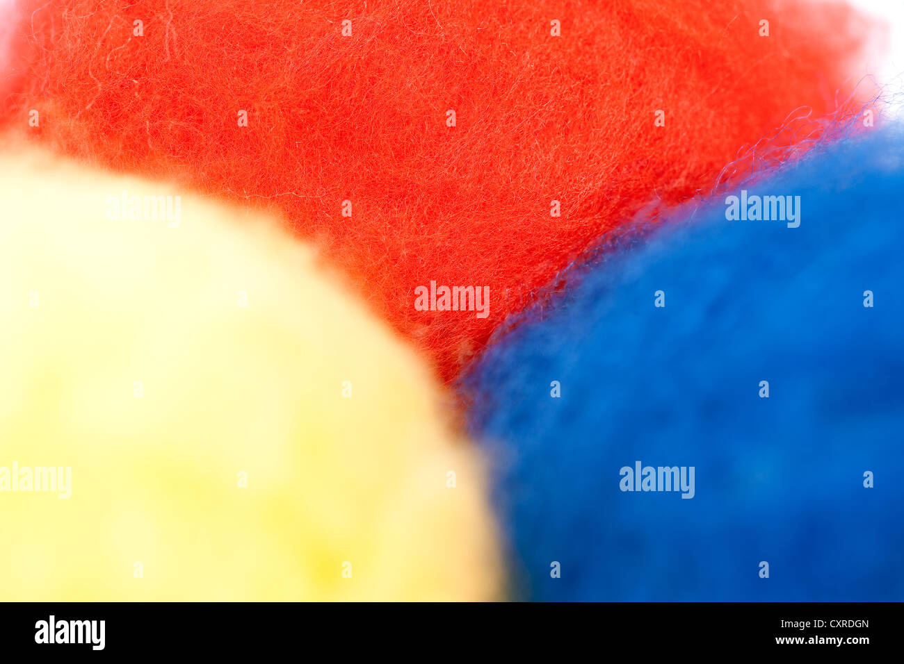 Multicoulored viscose fibres for the production of clothing Stock Photo ...