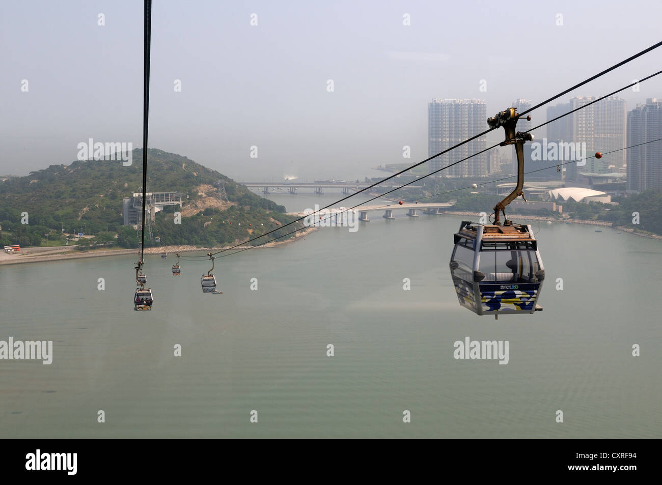 Ngong Ping 360 cable car, Lantau Island, Hong Kong, China, Asia Stock Photo Alamy