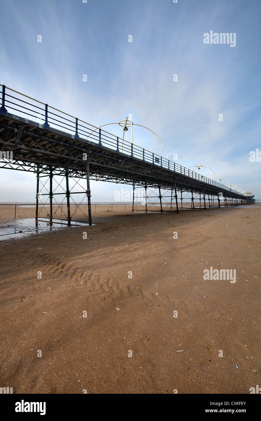 Fully restored Southport promenade at the seaside coastal town Stock Photo Alamy