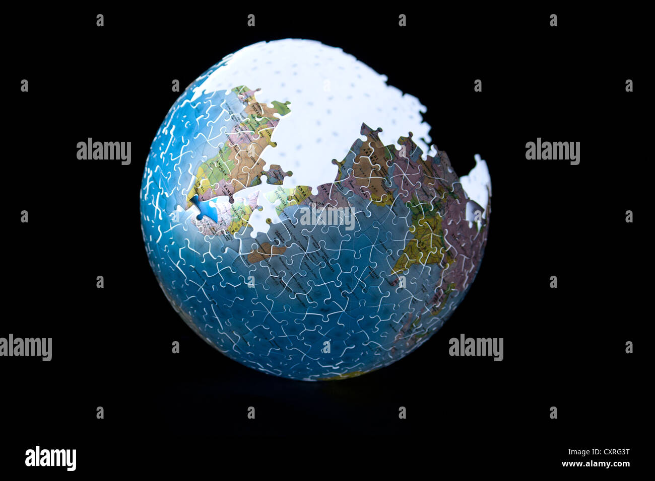 Plate tectonics globe hi-res stock photography and images - Alamy