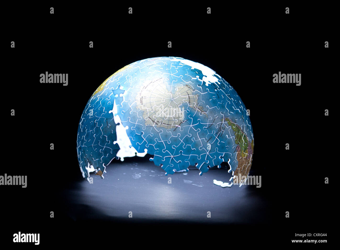 Plate tectonics globe hi-res stock photography and images - Alamy