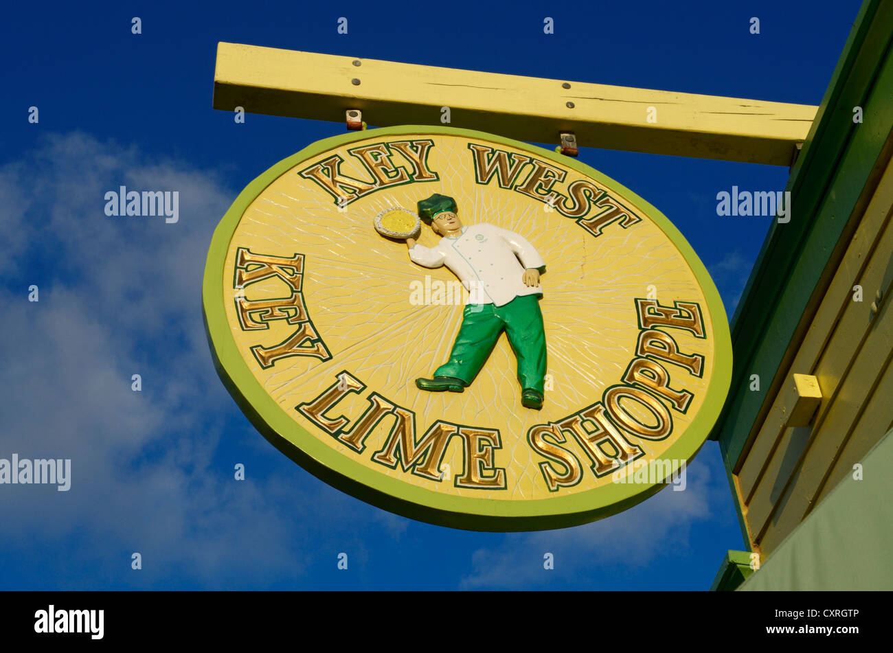Key Lime Shop sign, Key West, Florida, USA Stock Photo Alamy