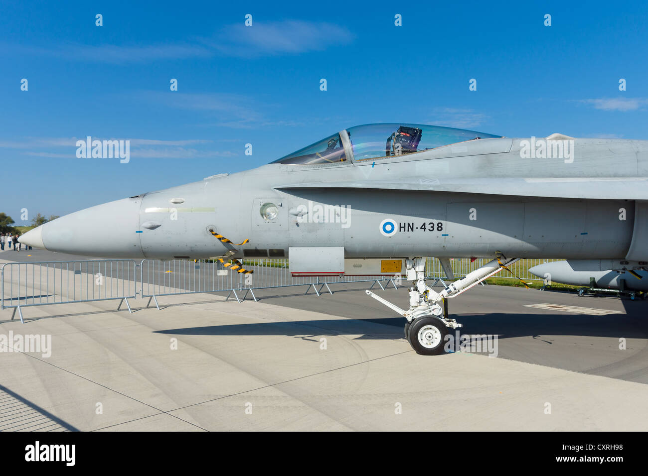 American carrier-based fighter-bomber and attack aircraft McDonnell Douglas F/A-18 Hornet Stock Photo