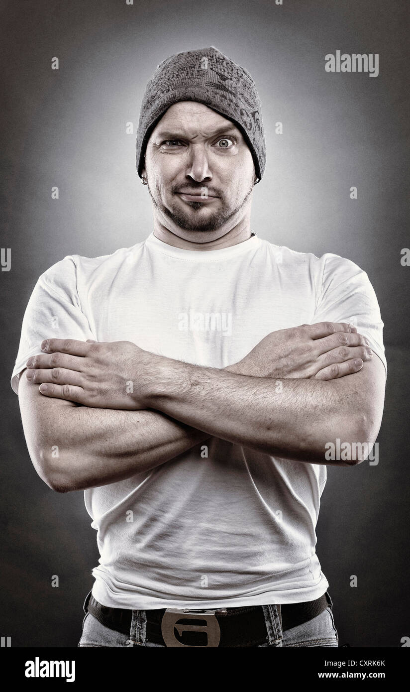 Muscle man pose hi-res stock photography and images - Alamy