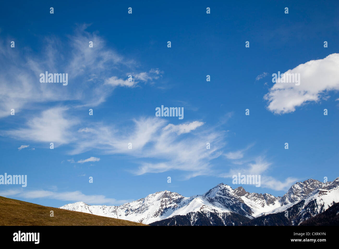 Blue cloud clouded sky hi-res stock photography and images - Alamy