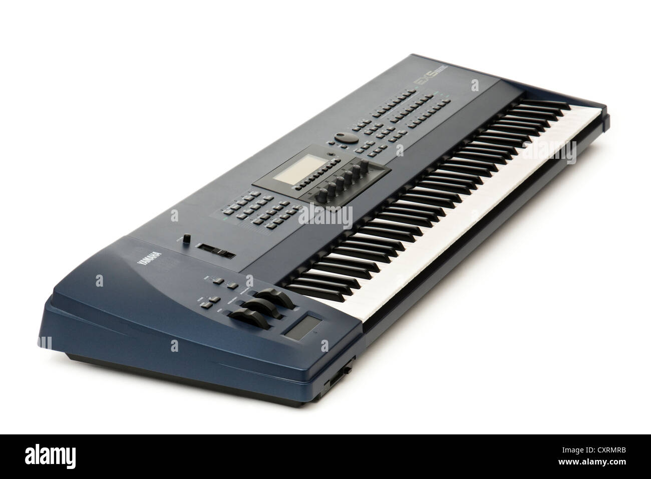 1998 vintage Yamaha EX5 professional 76-key synthesizer workstation Stock Photo