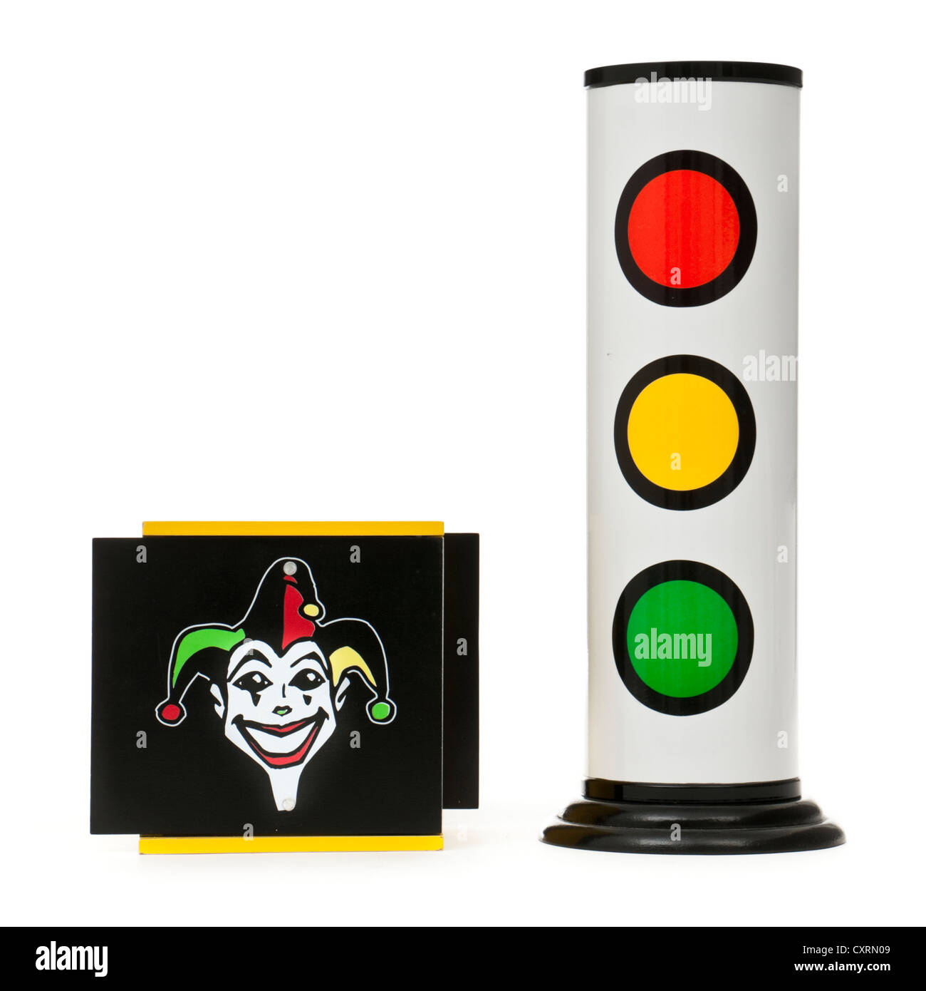 'Joker Tube' (Pro Model) magic trick by Magic Makers Inc. Stock Photo