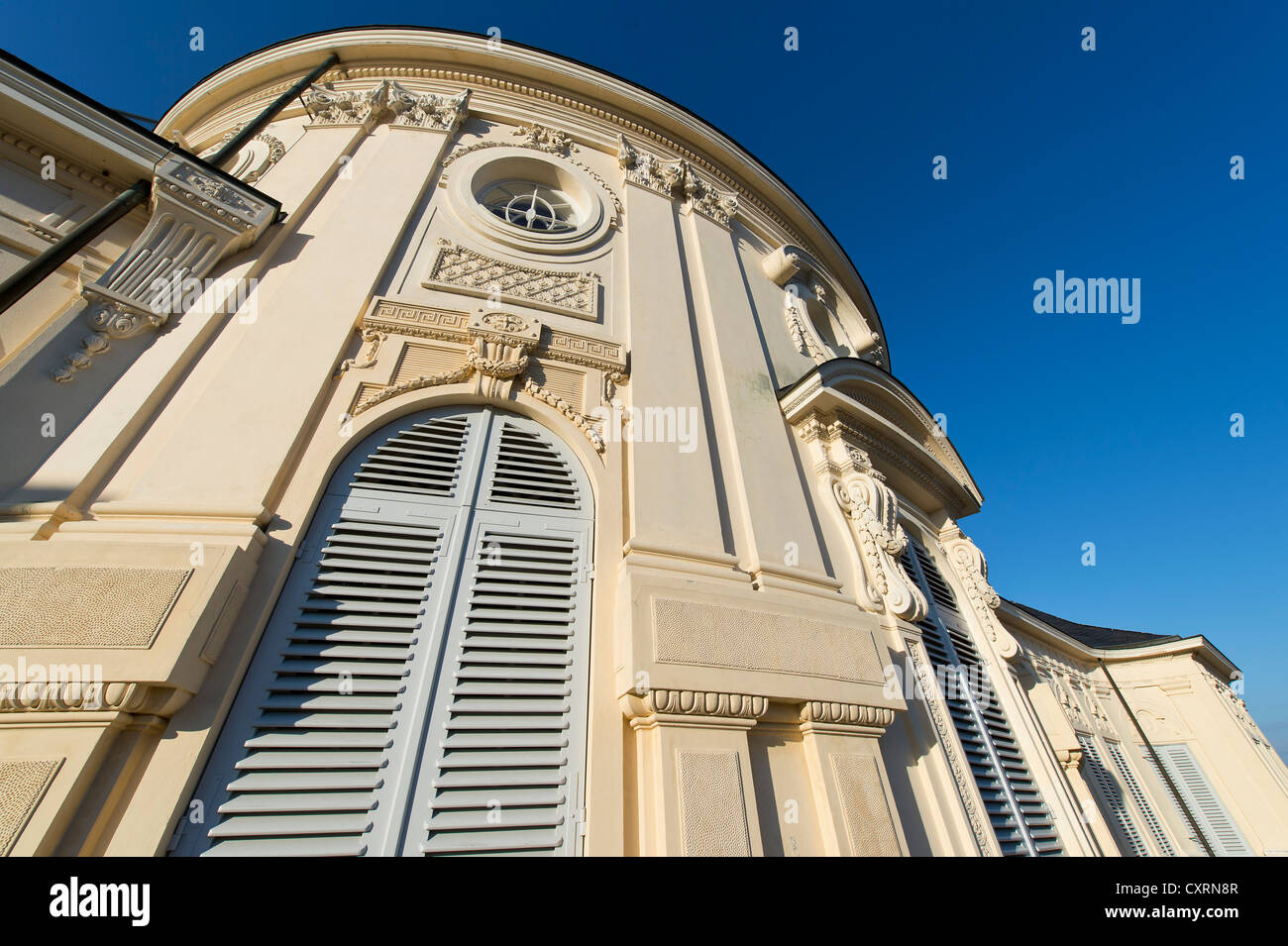 Rococo palace, Schloss Solitude, hunting and pleasure palace, built by Duke Carl Eugen von Wuerttemberg, Stuttgart-West Stock Photo