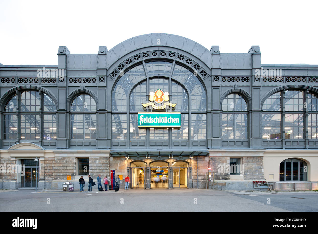 Central railway station, Dresden, Saxony, Germany, Europe, PublicGround Stock Photo