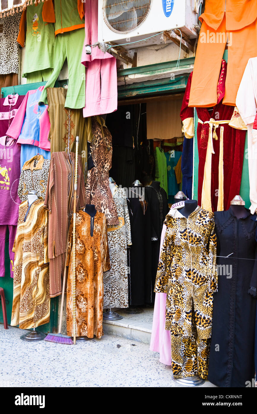 Clothes shop, Tripoli, Libya, Africa Stock Photo - Alamy