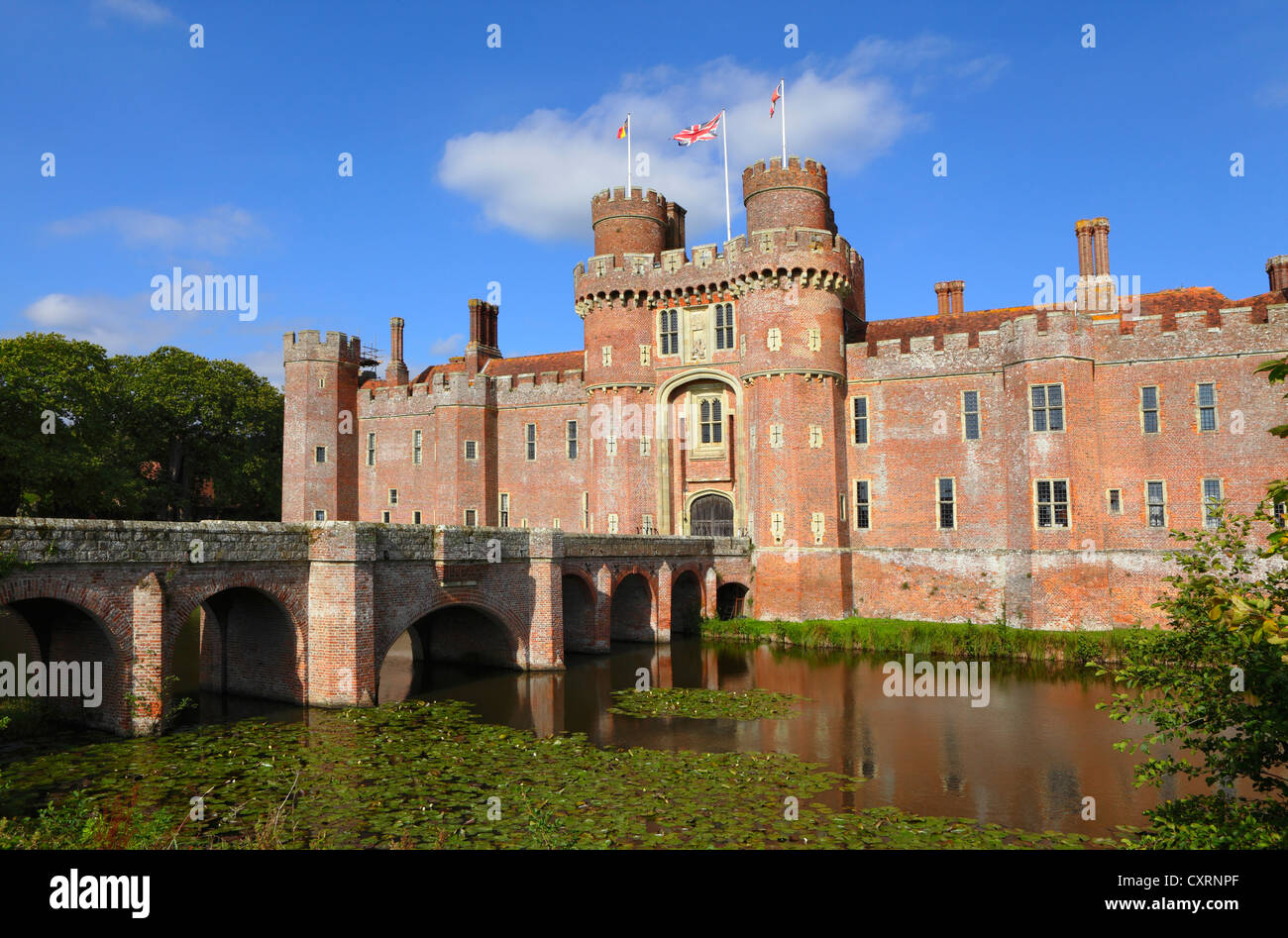 Herstmonceux Castle East Sussex England UK GB Stock Photo