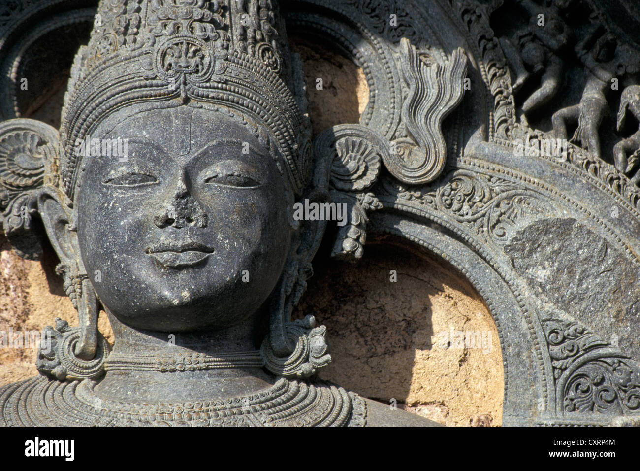 Statue of the Vedic Sun God Surya, 13th Century, Hindu Temple, Surya or Sun Temple, UNESCO World Heritage Site Stock Photo