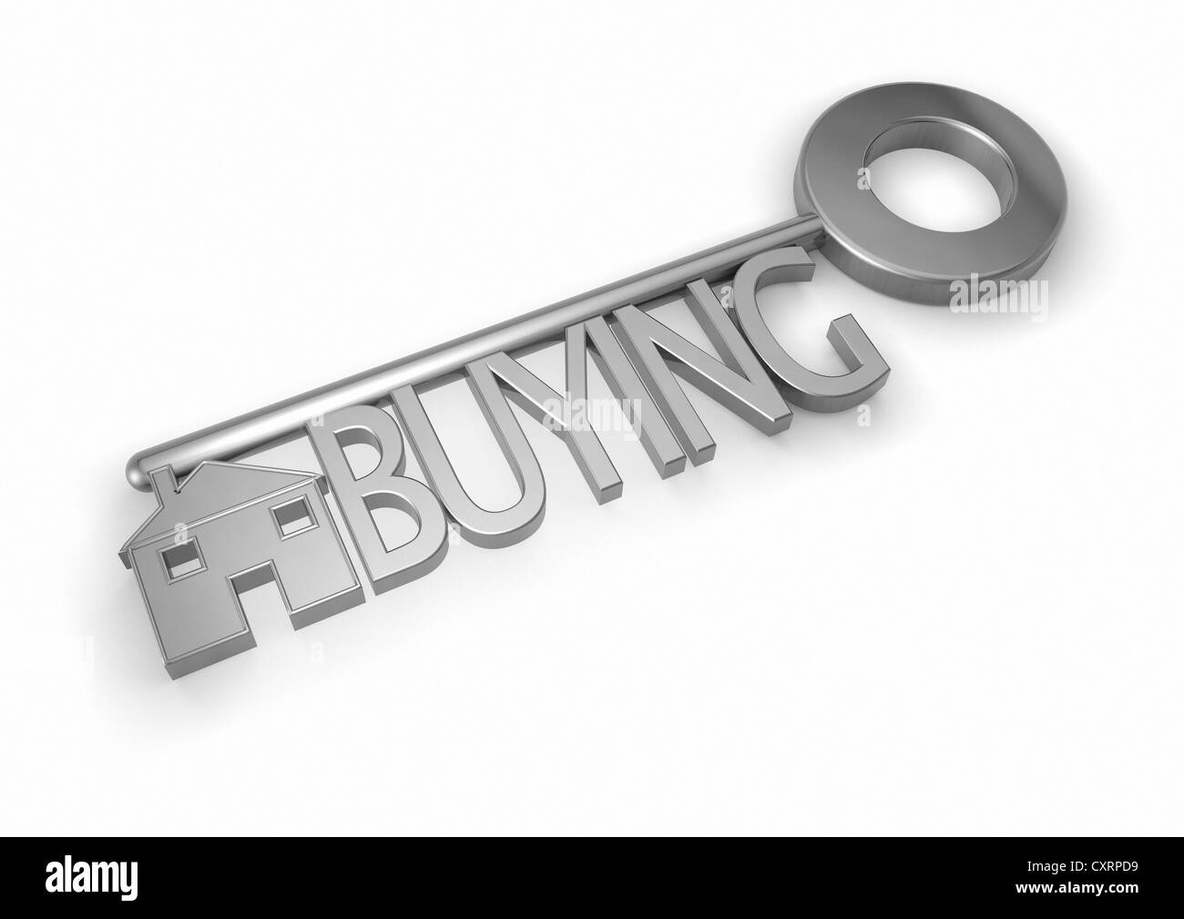 HOUSE BUYING PROPERTY FIRST TIME BUYER Market Ladder Home Door Key Concept Stock Photo