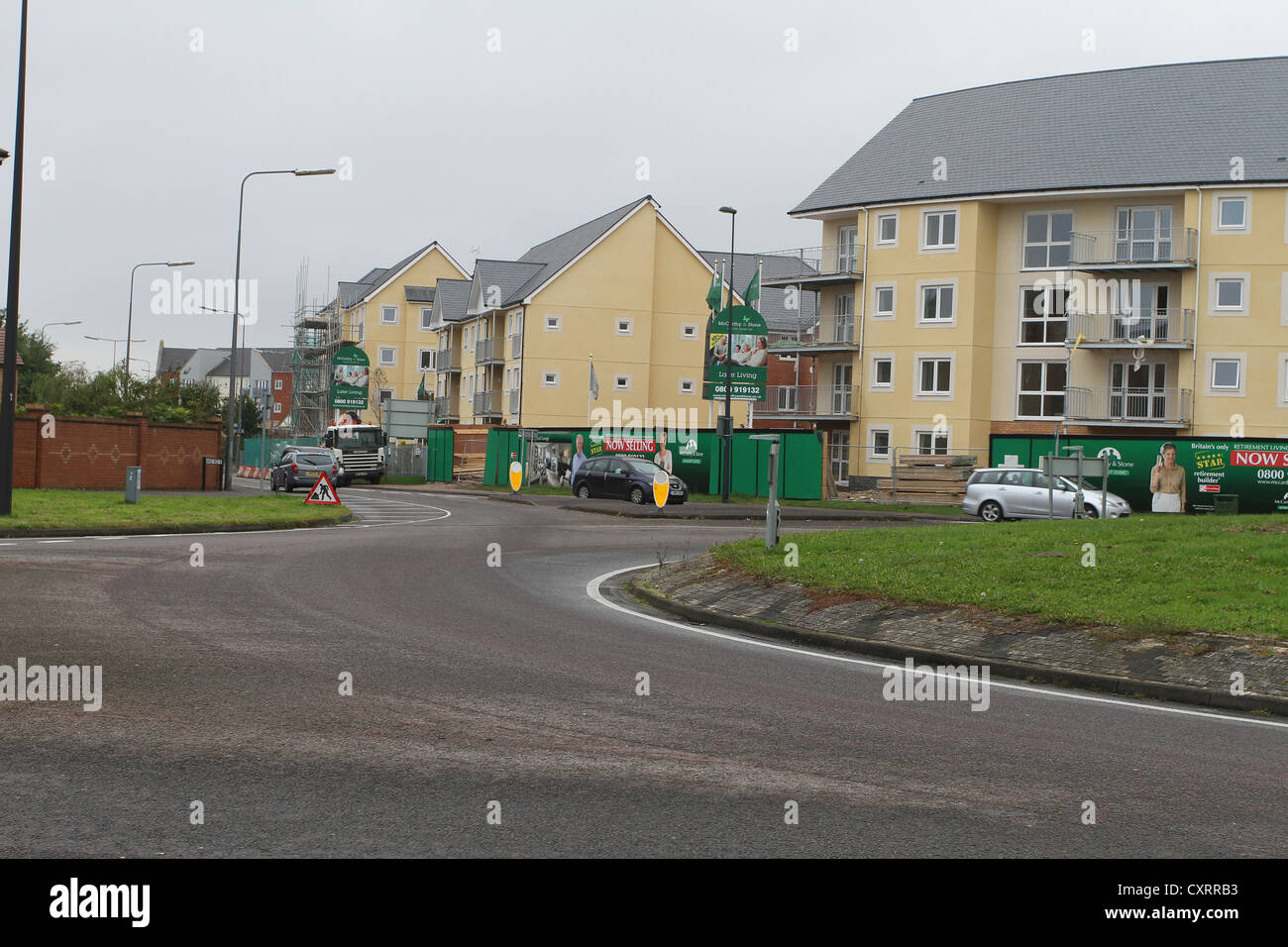 Newly built flats and apartments in Bradley Stoke, Bristol ,England, UK