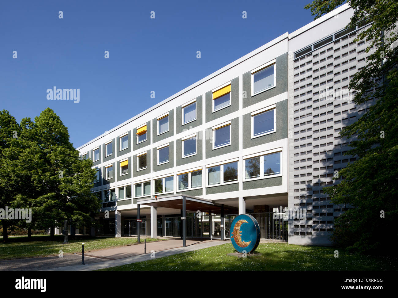 Hessian Ministry of Finance, Wiesbaden, Hesse, Germany, Europe, PublicGround Stock Photo