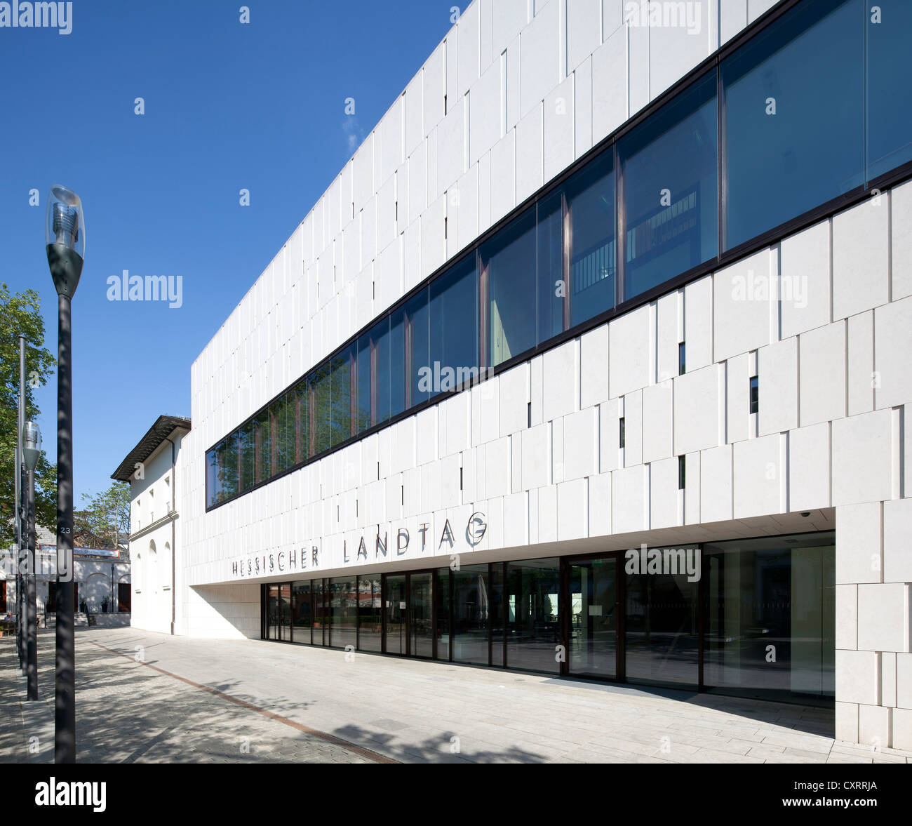 Hessian State Parliament, parliament building, annexe with Chamber, Wiesbaden, Hesse, Germany, Europe, PublicGround Stock Photo