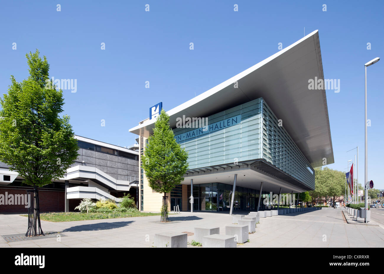 Rhein-Main Halls, Exhibition and Convention Center, Wiesbaden, Hesse, Germany, Europe, PublicGround Stock Photo