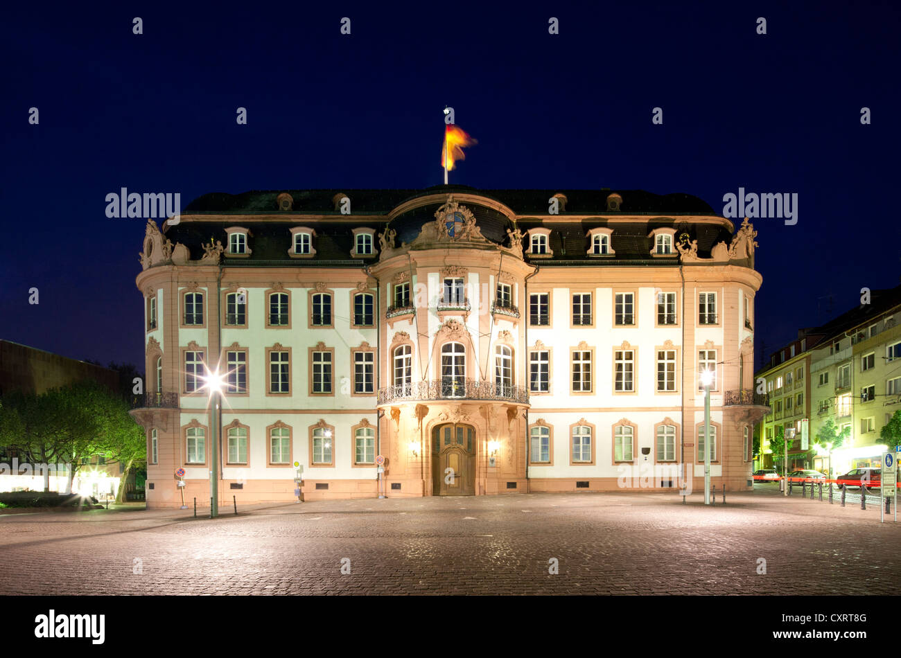 Former Osteiner Hof, Court of Ostein, seat of the Commander of the Bundeswehr, Mainz, Rhineland-Palatinate, PublicGround Stock Photo