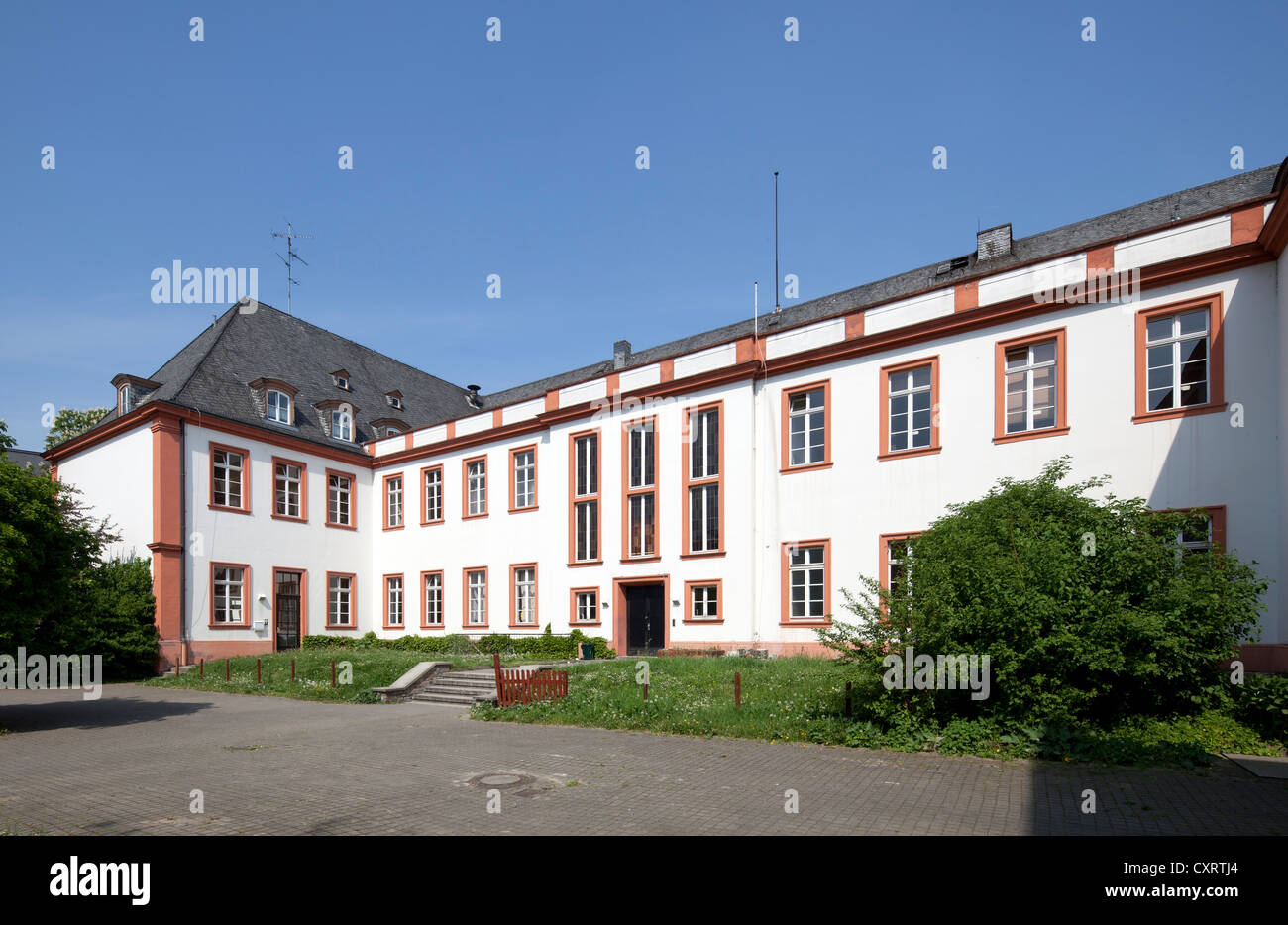 Former Schoenborner Hof, French Study Center, French Institute, Maison de France, Mainz, Rhineland-Palatinate, PublicGround Stock Photo