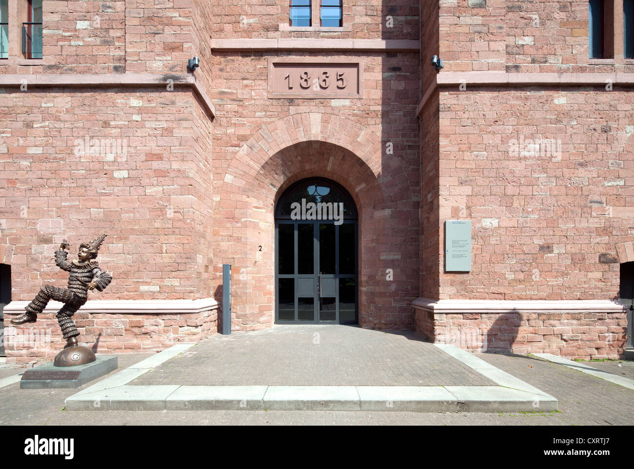 Former Proviant-Magazin, a garrison warehouse for provisions, Mainz Carnival Museum, German Cabaret Archive, Mainz Stock Photo