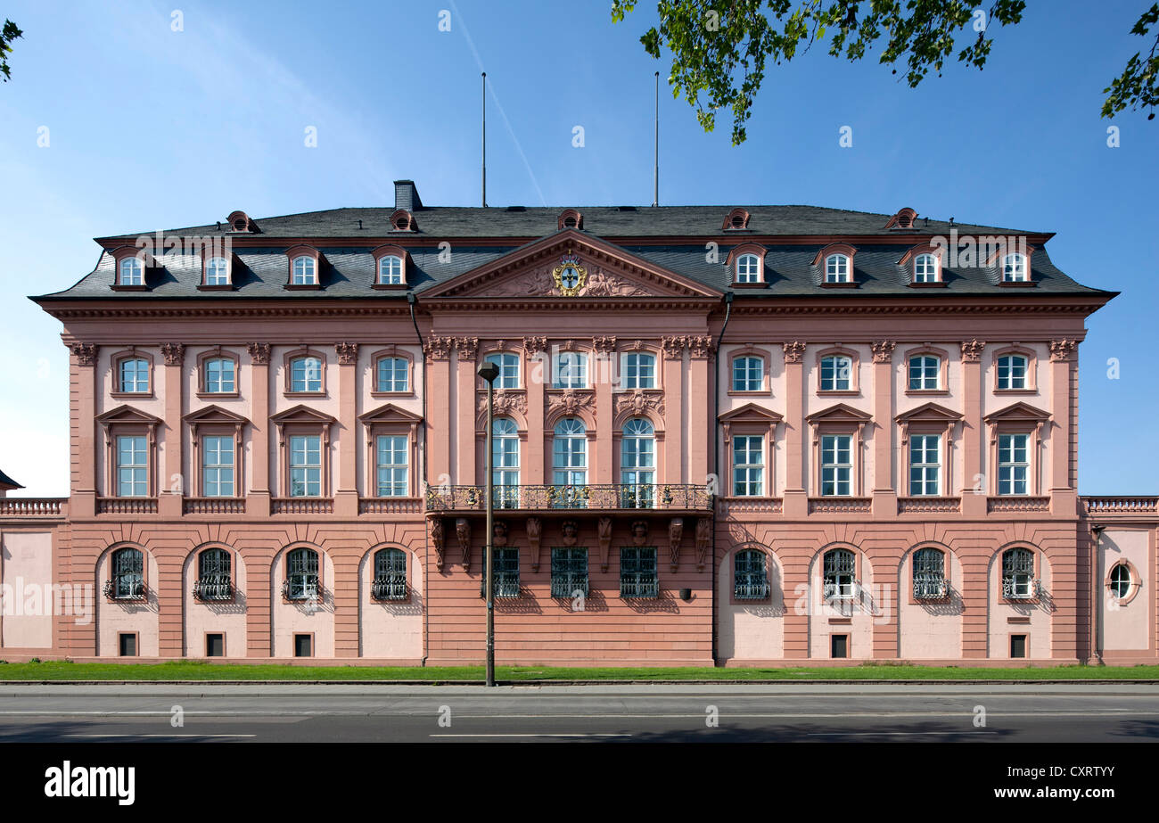 Former Deutschordenshaus or House of the Teutonic Order, plenary and administrative buildings of the Rhineland-Palatinate Stock Photo