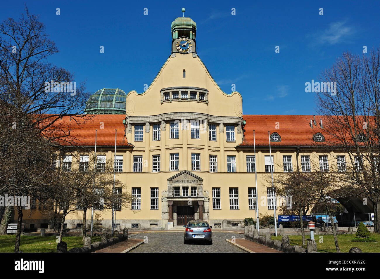 Main Customs Office, Landsbergerstrasse, Munich, Bavaria, Germany, Europe Stock Photo