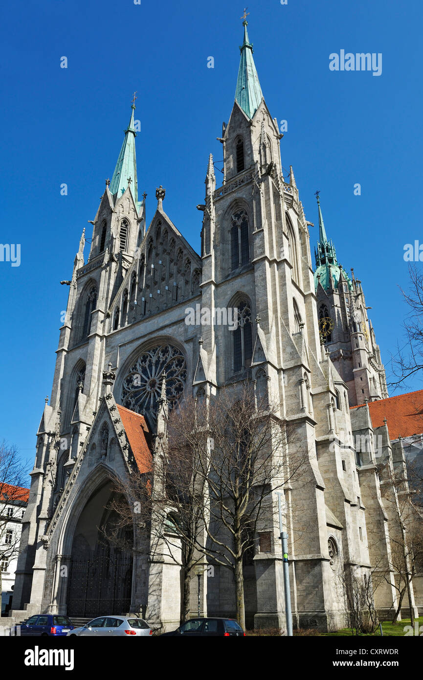 Catholic Church of St. Paul, Paulskirche church, Gothic Revival