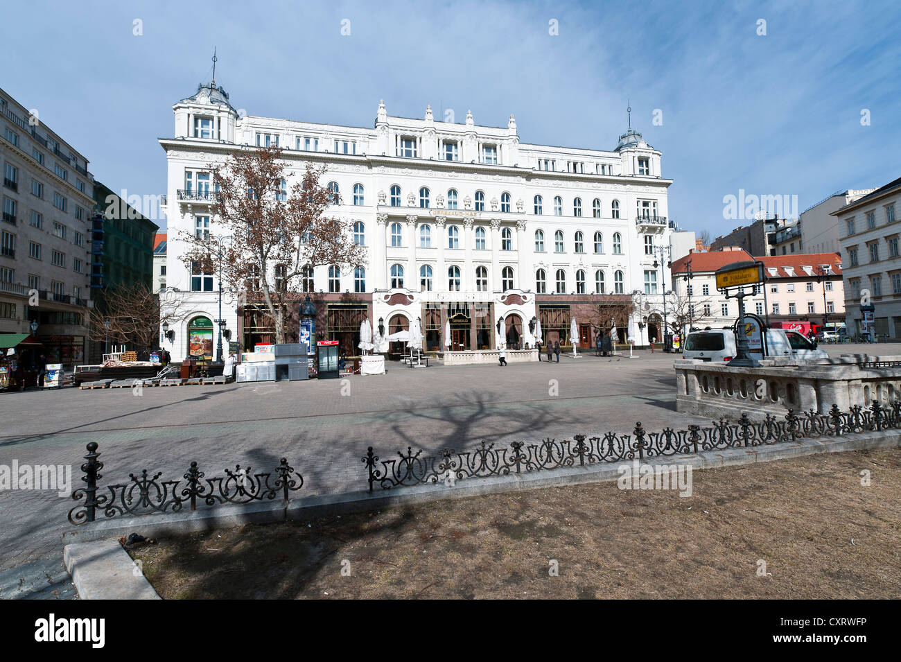 Gerbeaud Café on Voeroesmarty square, one of the oldest coffee houses in Europe, Budapest, Hungary, Europe Stock Photo