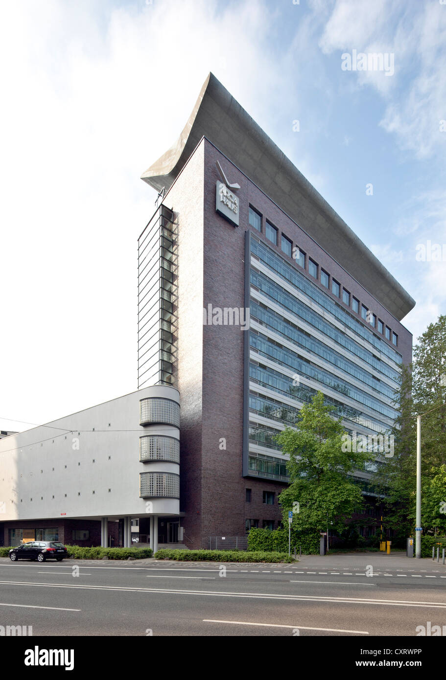 Arca-Haus office tower, Frankfurt am Main, Hesse, Germany, Europe, PublicGround Stock Photo