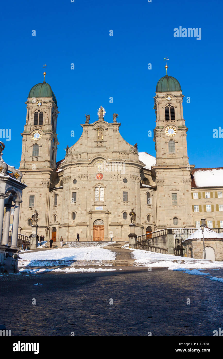 Benedictine Einsiedeln Abbey, monastery, place of pilgrimage