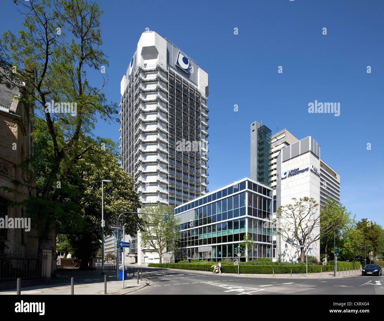 Union Investment highrise building, Frankfurt am Main, Hesse, Germany