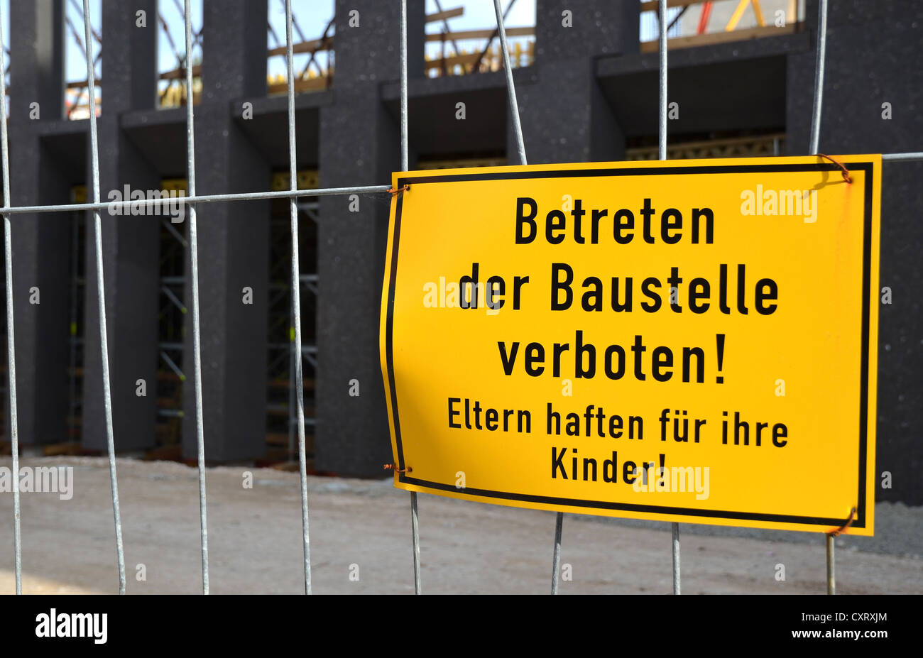 Warnschild „Betreten Der Baustelle Verboten“ – Wetterfest, 30x20 Cm, Kunststoff | Für Innen & Außen