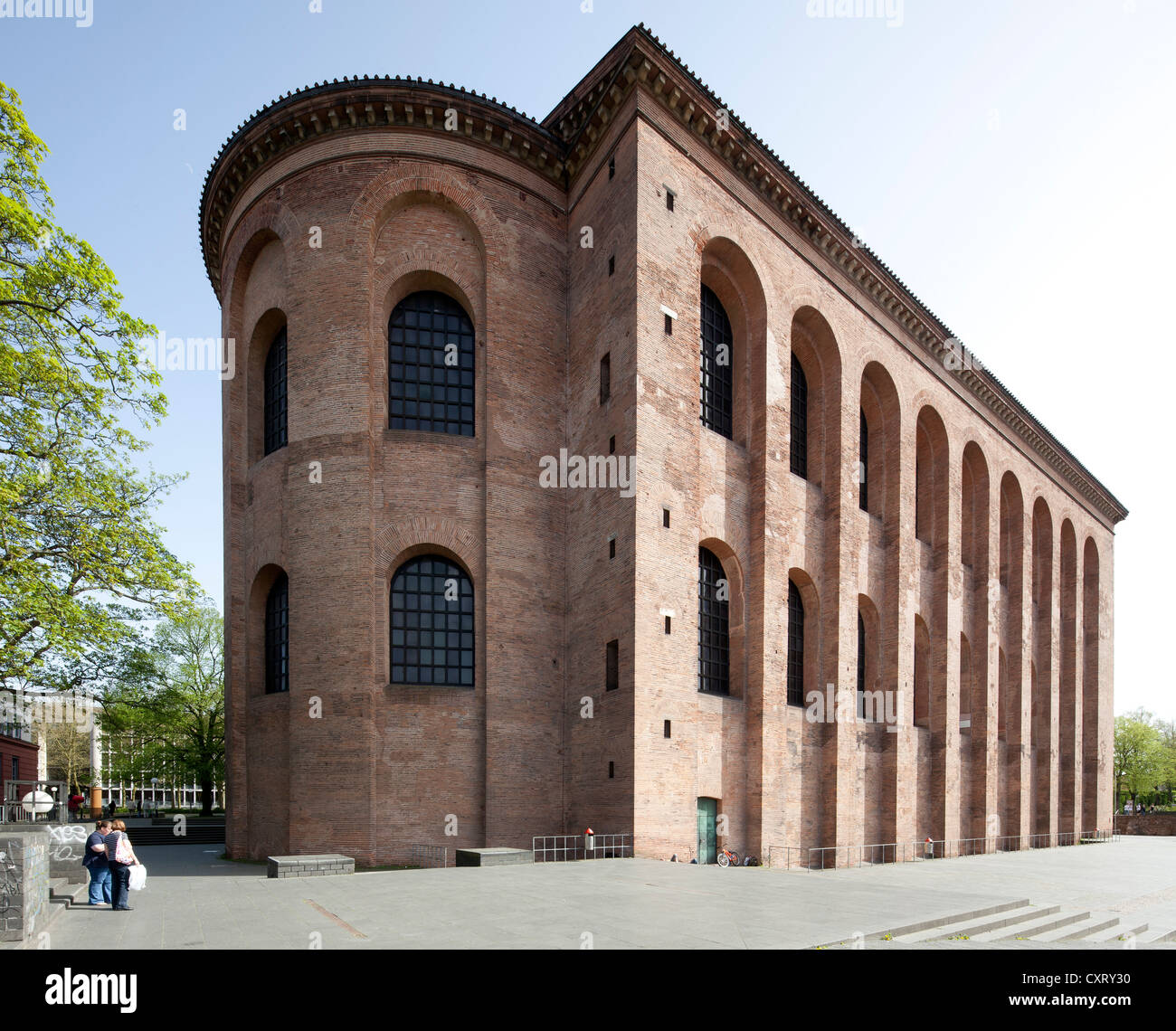 Basilica of Constantine, a UNESCO World Heritage site, Trier, Rhineland-Palatinate, Germany, Europe, PublicGround Stock Photo