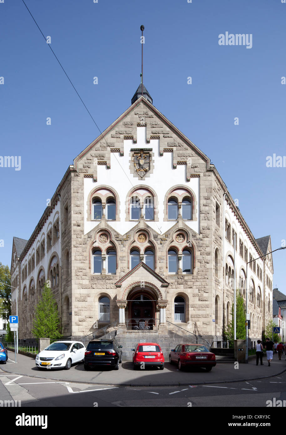 Land registry office, Trier, Rhineland-Palatinate, Germany, Europe, PublicGround Stock Photo
