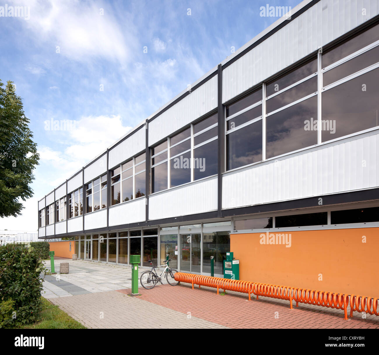 Technical University of Ilmenau, central dining hall, Ilmenau, Thuringia, Germany, Europe, PublicGround Stock Photo