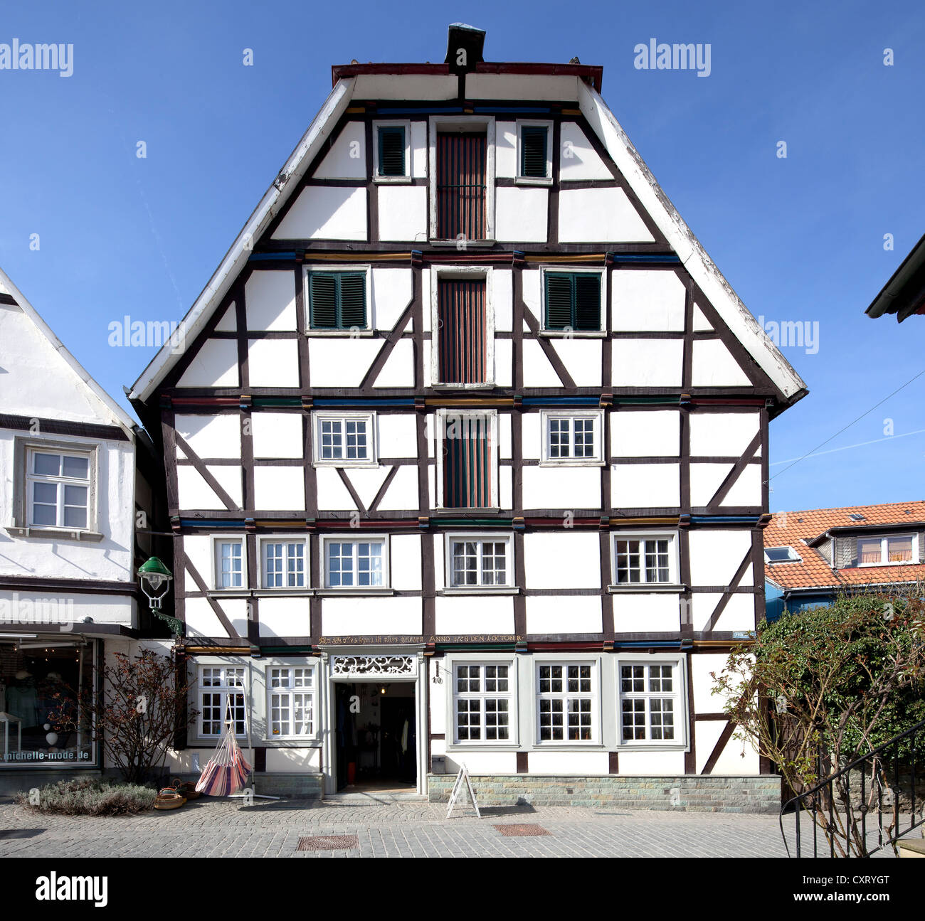 Half-timbered house, Soest, North Rhine-Westphalia, Germany, Europe, PublicGround Stock Photo
