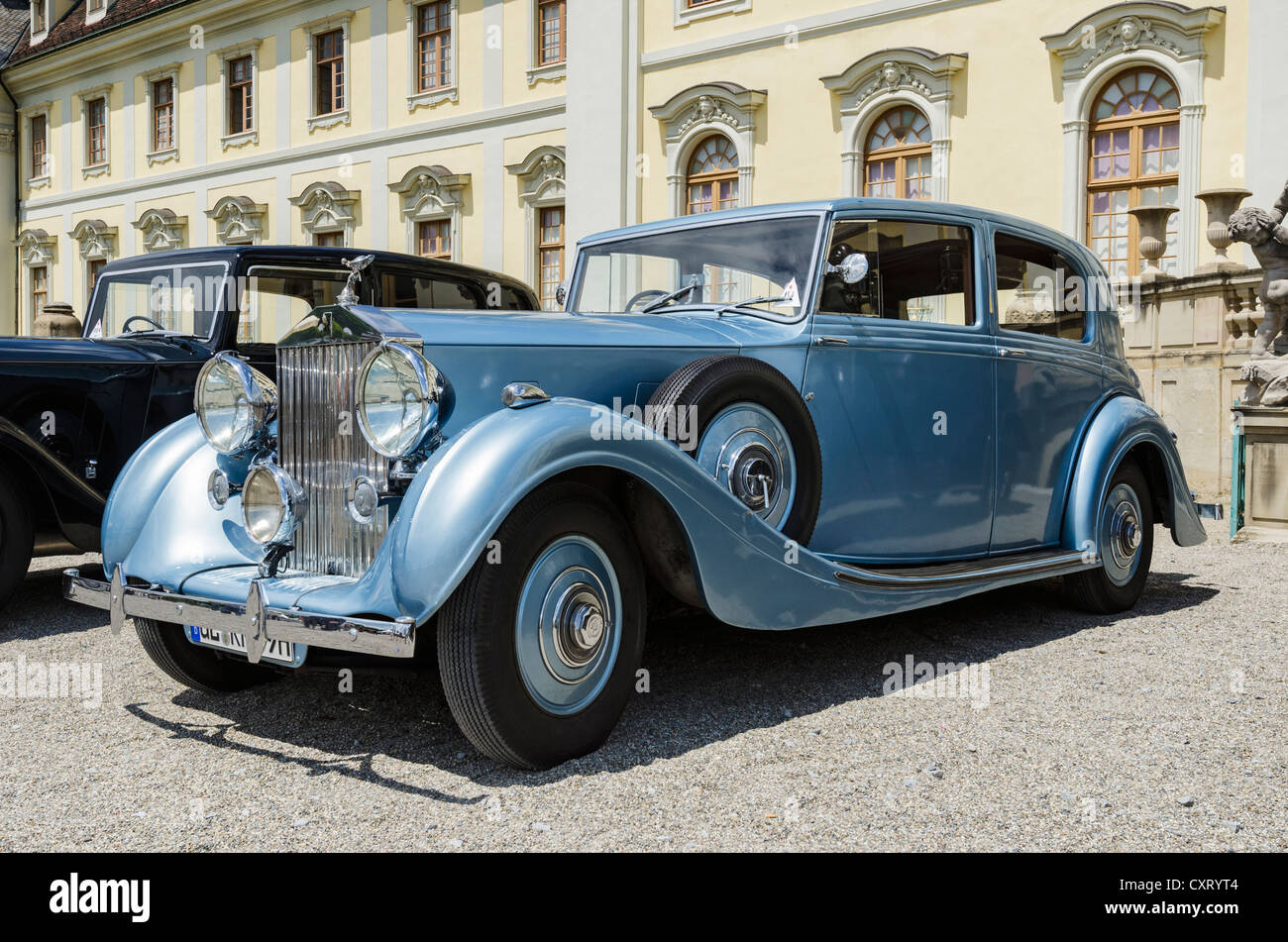 Rolls-Royce 25-30 HP, built after 1936, Classics meets Barock classic car meeting, Ludwigsburg Palace, administrative region of Stock Photo