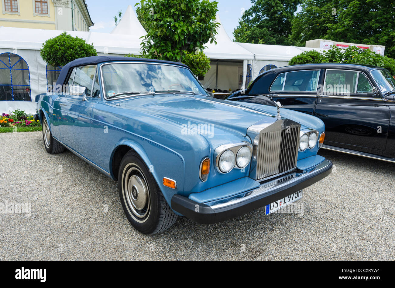 Rolls-Royce Corniche, built after 1971, Classics meets Barock classic car meeting, Ludwigsburg Palace, administrative region of Stock Photo