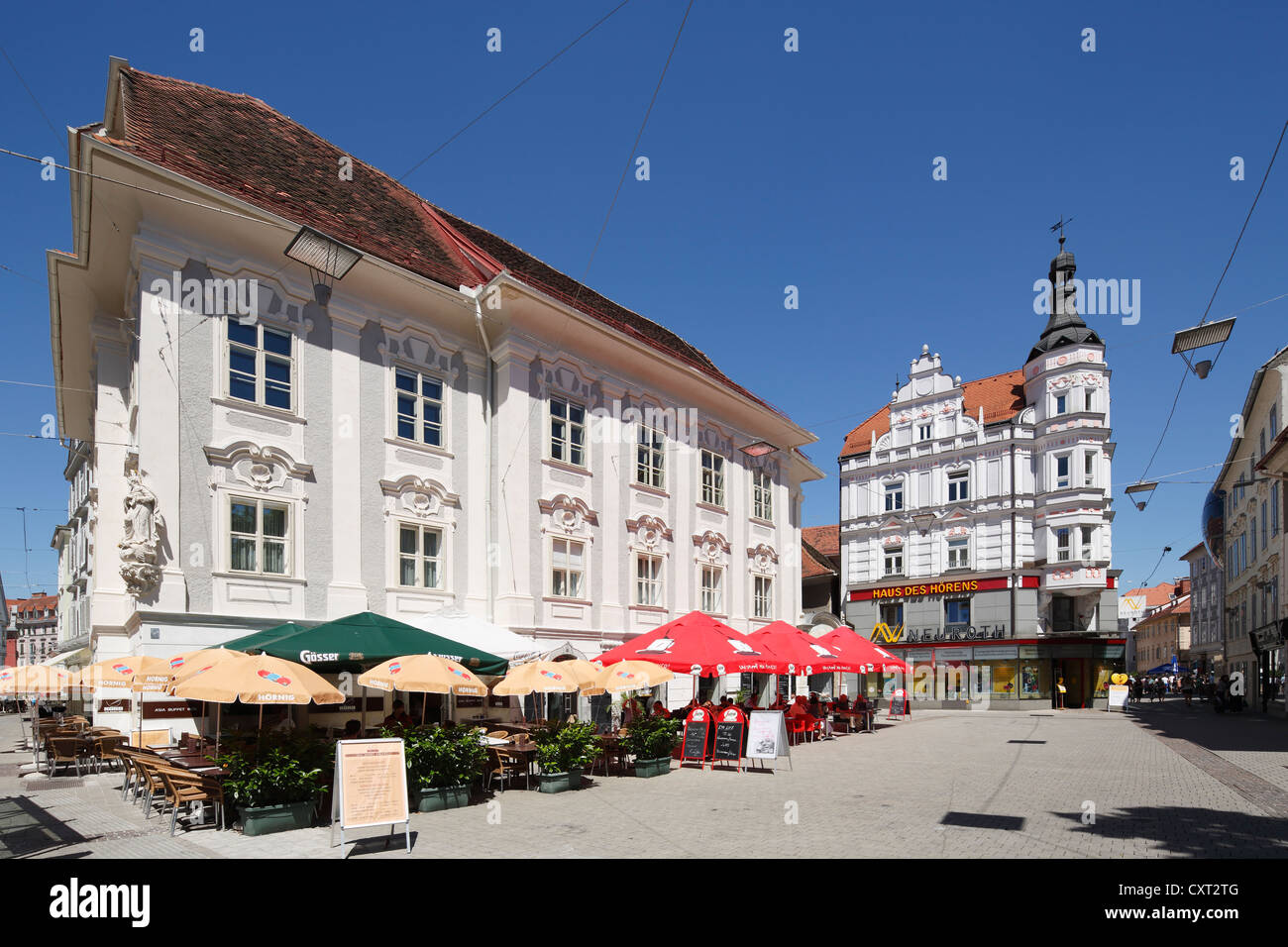 Suedtirolerplatz square, Graz, Styria, Austria, Europe, PublicGround Stock Photo