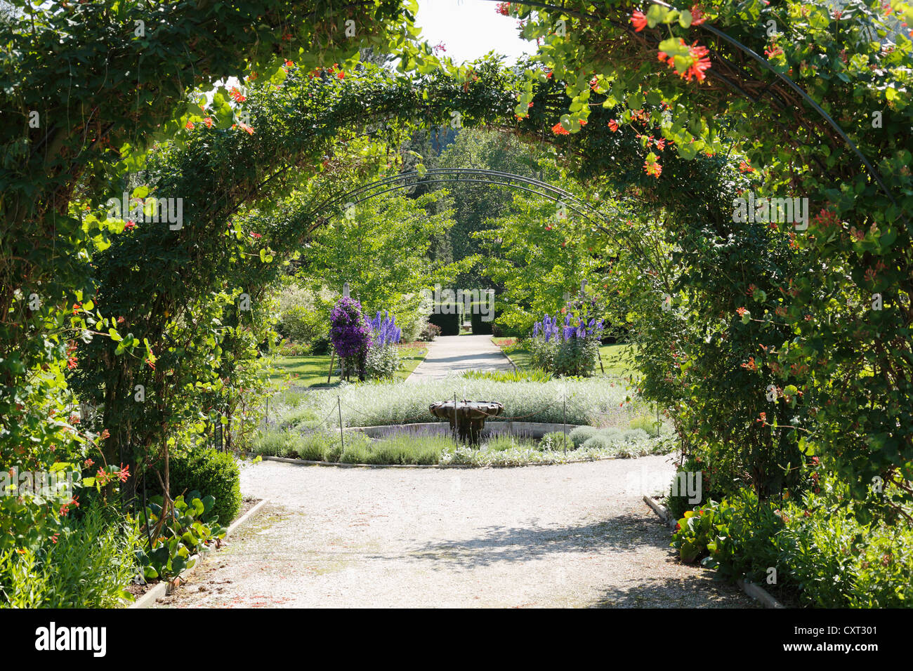 Planetary Garden, Schloss Eggenberg Castle, Graz, Styria, Austria, Europe Stock Photo