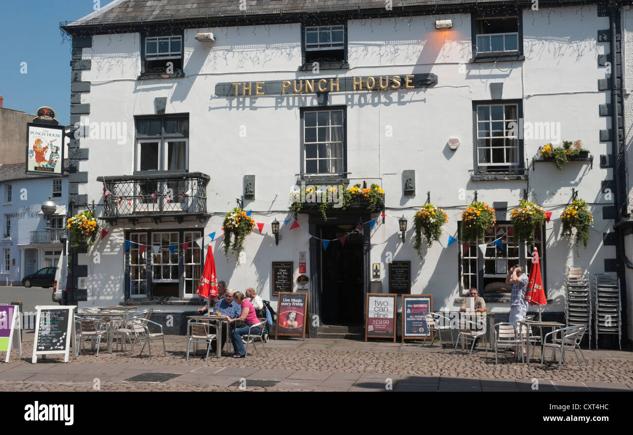 The Punch House pub in Monmouth Stock Photo Alamy