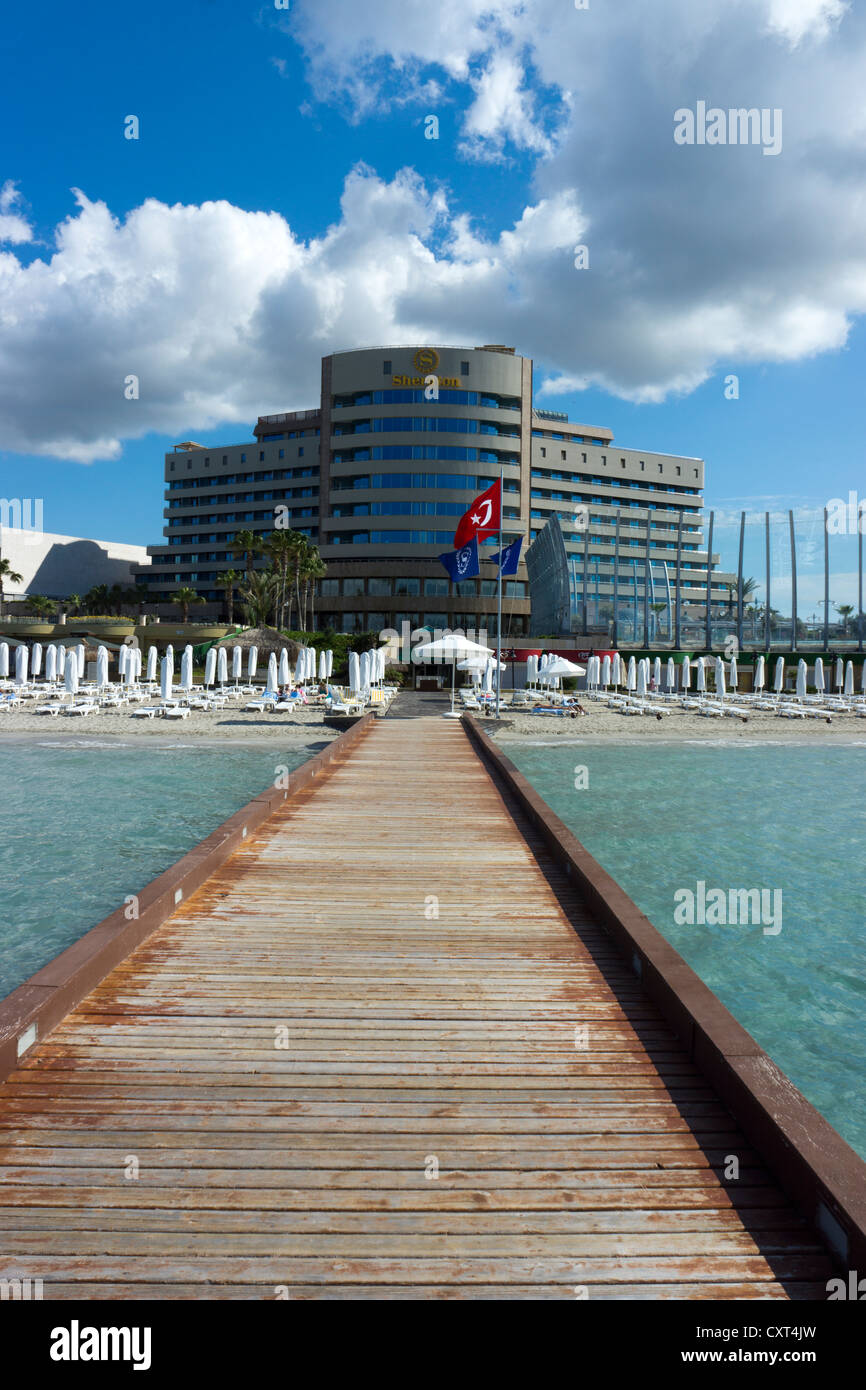 Jetty, Sheraton Cesme Hotel, Cesme, Ilica, Turkey, Asia Stock Photo Alamy