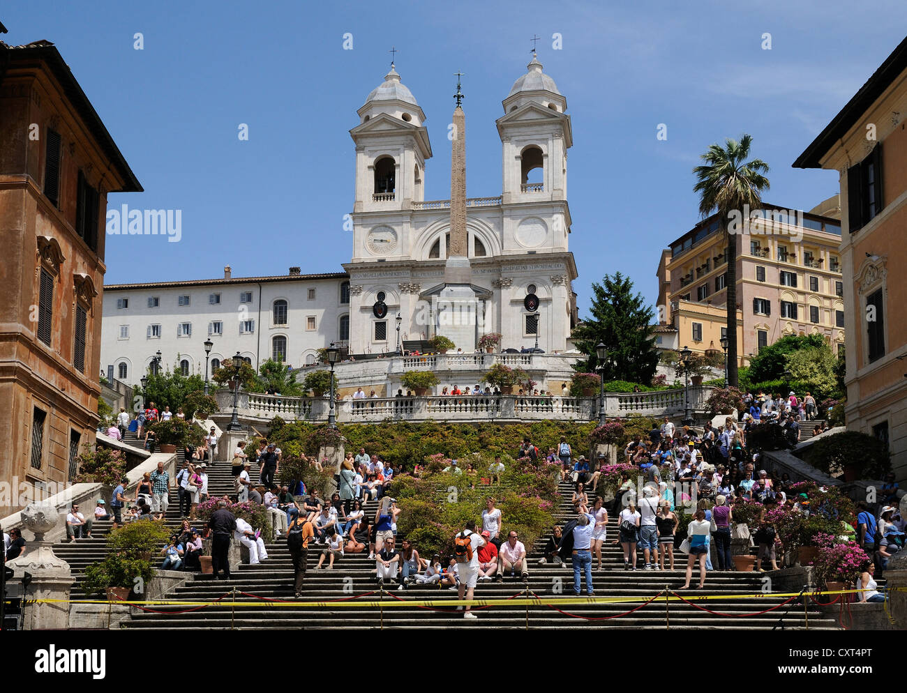 Spanish Steps, Piazza di Spagna, Rome, Italy, Europe Stock Photo