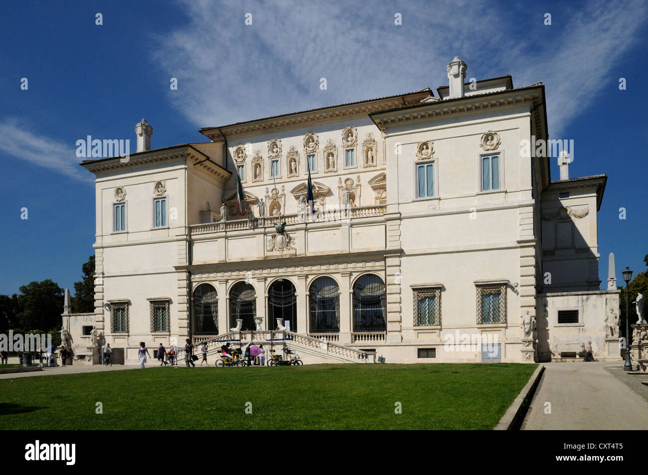 Galleria Borghese, Villa Borghese gardens, Rome, Italy, Europe Stock Photo