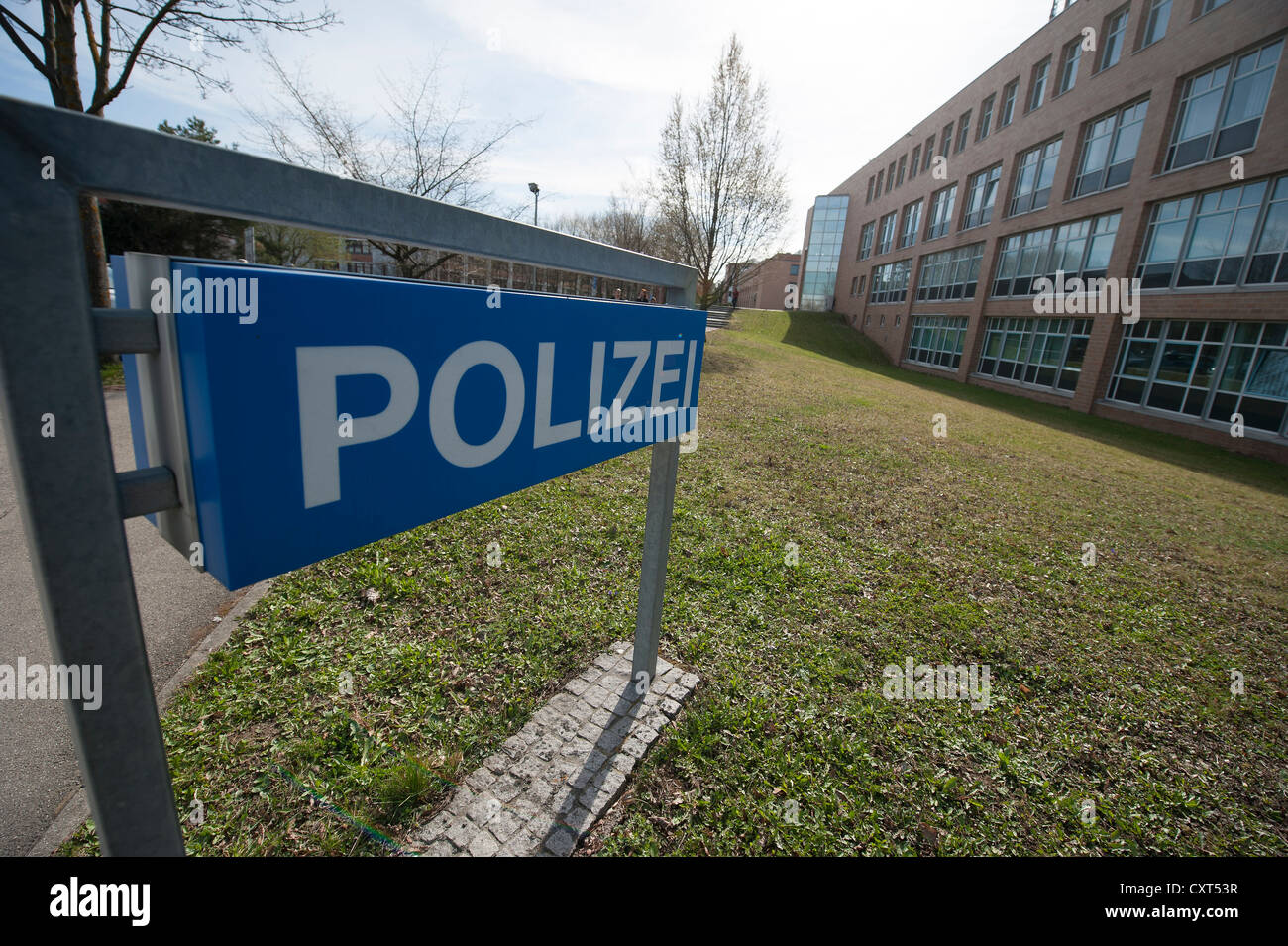 Boeblingen police headquarters, Boeblingen, Baden-Wuerttemberg, Germany, Europe Stock Photo