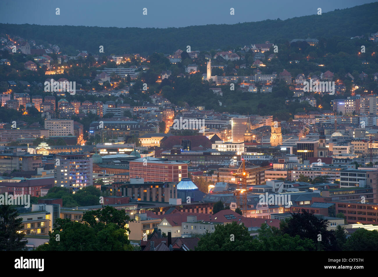 Panoramic overview of stuttgart hi-res stock photography and images - Alamy