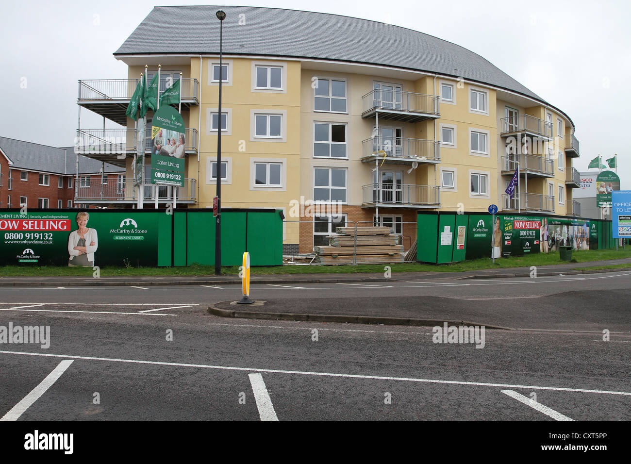 Flats and apartments in Bradley Stoke north Bristol, England UK Stock