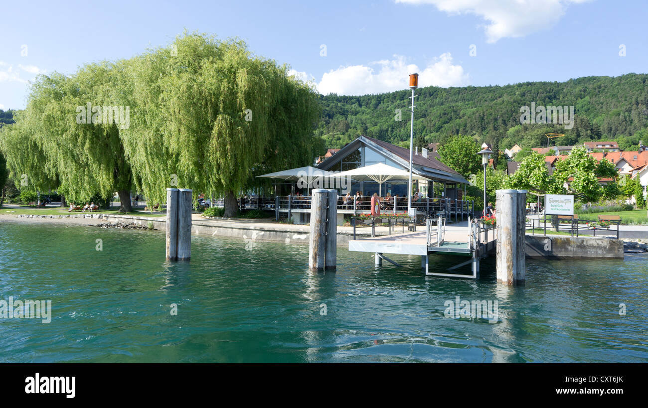 Harbour of Sipplingen, Lake Constance, Lake Constance region, Baden-Wuerttemberg, Germany, Europe Stock Photo