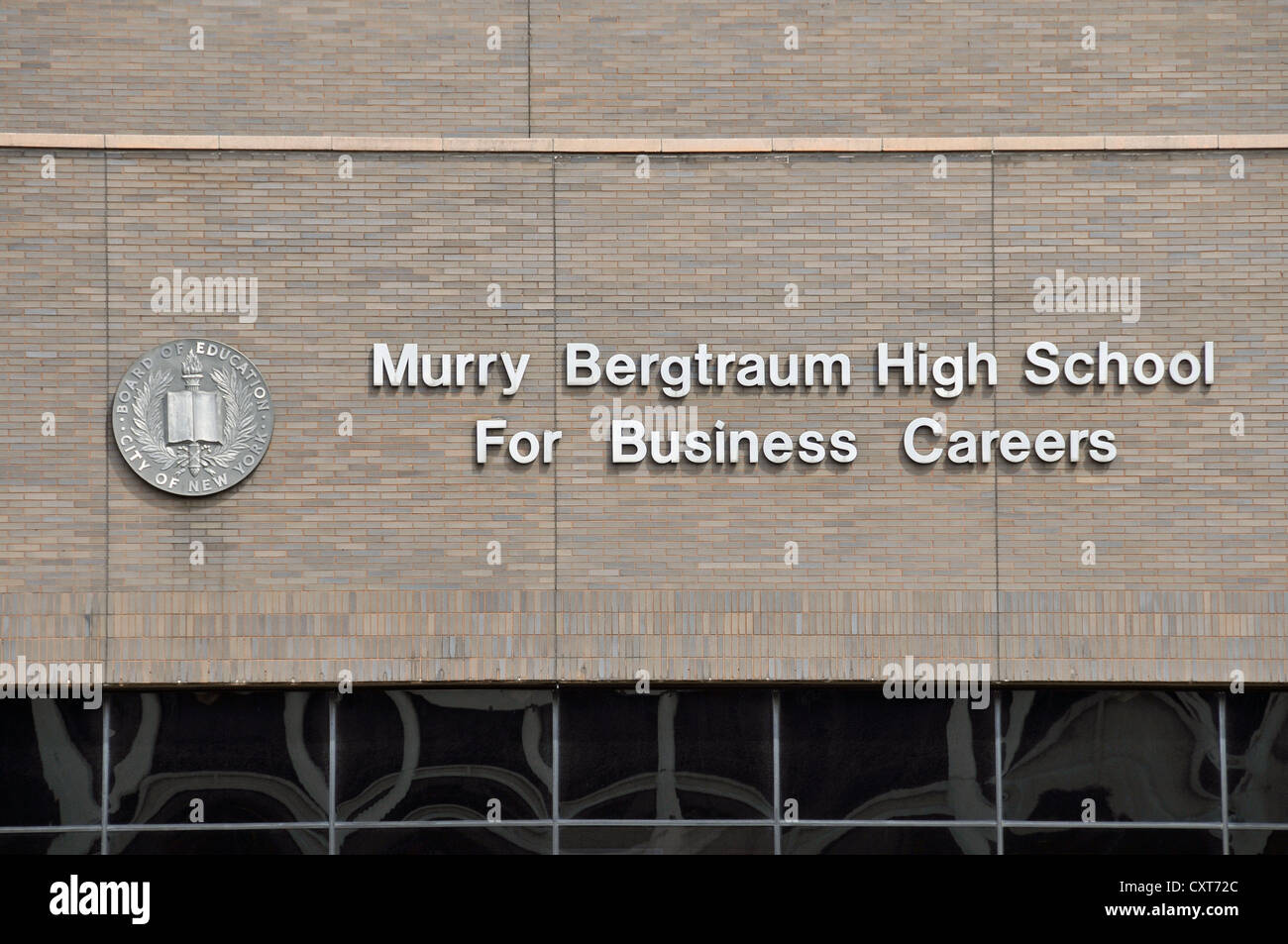 Murry Bergtraum High School, a public secondary school, Lower Manhattan, New York City, United States of America, PublicGround Stock Photo
